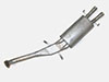 Centre exhaust muffler Alfetta GTV 6 (from 8.84)