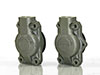 Front brake piston set with cylinders Dunlop 105 - models