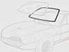 Windscreen rubber seal Montreal