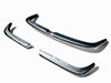 Bumper set Alfa 2000 Touring Spider stainless steel