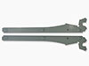 Coppia lamiere rinforzo porta 1300 - 2000 GT Bertone