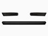 Rear bumper (3 pcs.) plastic Spider 83-89