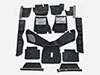 Carpet set velours anthracite Montreal with air conditioning