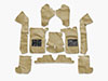 Carpet set tan Spider Serie 4 1990 - 1993