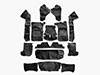 Carpet set black complete Spider Serie 4 1990 - 1993