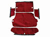 Boot carpet set bordeaux deluxe Spider 1978 - 84