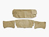 Rear wall carpet set tan Spider Serie 4 1990 - 1993