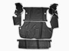 Boot carpet set black Deluxe scay GTA