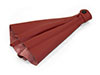 Cuffia cambio cuoio rosso bordeaux Spider 85 - 93