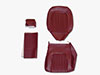 Seat cover Spider 70 - 77 scay bordeaux