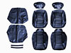 Set (2) seat covers scay Montreal blue