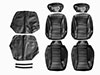 Set (2) seat covers scay Montreal black