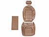 Seat cover scay brown 19cm head rest Spider 1978-89