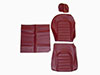 Seat cover scay bordeaux 19cm head rest Spider 1978-89