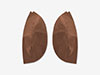 Set (2) rear wheel house covers brown GT Bertone