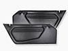 Set (2) door panels black Montreal