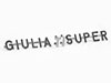 Scritta Giulia TI  Super  (4 pezzi)