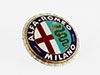 Milano enamel badge 55mm (threaded bolts)
