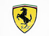 Stemma Ferrari smaltato (80 x 100mm) curvato dx