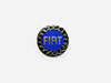 Emblem Fiat blue (19mm)