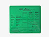 Sticker lubricant manual 1750 105 in engine hood