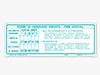 Windscreen sticker break-in instructions 1750cc - 2000cc