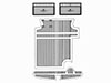 Set rubber floor mats 1900 SS Touring (4 pcs.)