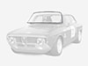 Cornice cromata guarnizione parabrezza GT Bertone