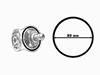 Anello tenuta per carter filtro olio 83 mm 750 / 101 / 105