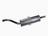 Silenziatore posteriore Fiat 124 Spider 2000