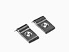Serie (2) piastrine capote INOX Spider 70 - 93