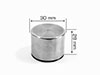 Brake piston 30mm for Girling caliper rear Maserati
