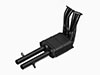 ANSA Marmitte anteriore DX 275 GTB/4 - GTS/4