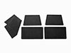 Set rubber floor mats Ferrari 330 - 365 GT 2+2