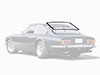 Rear screen rubber seal Ferrari 365 GT 2+2 Queen Mary