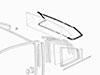 Rear screen rubber seal  Ferrari 208 / 308 / 328