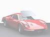 Windscreen clear Ferrari 206 - 246 Dino GT / GTS
