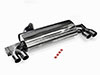 ANSA stainless rear exhaust Ferrari 328 / Mondial