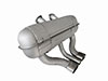 ANSA Rear exhaust Ferrari F40 USA
