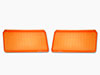 Set turn signal lenses front Ferrrari 365 / 512BB