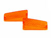 Set (2) turn signal lenses orange Lancia Stratos / Dino