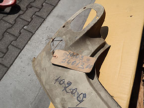 Rear panel NOS 101 Giulietta / Giulia Spider