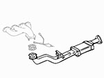 Catalytic converter Spider IE 1986 - 89 EU / 1978 - 89 US