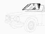 Parabrezza chiaro GT / GTV Bertone
