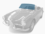 Windscreen 750 / 101 Giulietta Spider + Giulia Spider