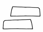 Set (2) rubber seals rear lights Montreal