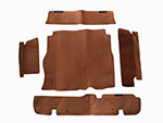 Boot carpet set velours Deluxe buff-coloured Montreal