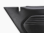 Set (2) door panels black Montreal