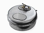 Serbatoio benzina 70 litri alluminio Racing 105 / 115