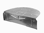 Aluminium panel rear window shelf Giulia Sprint GTA